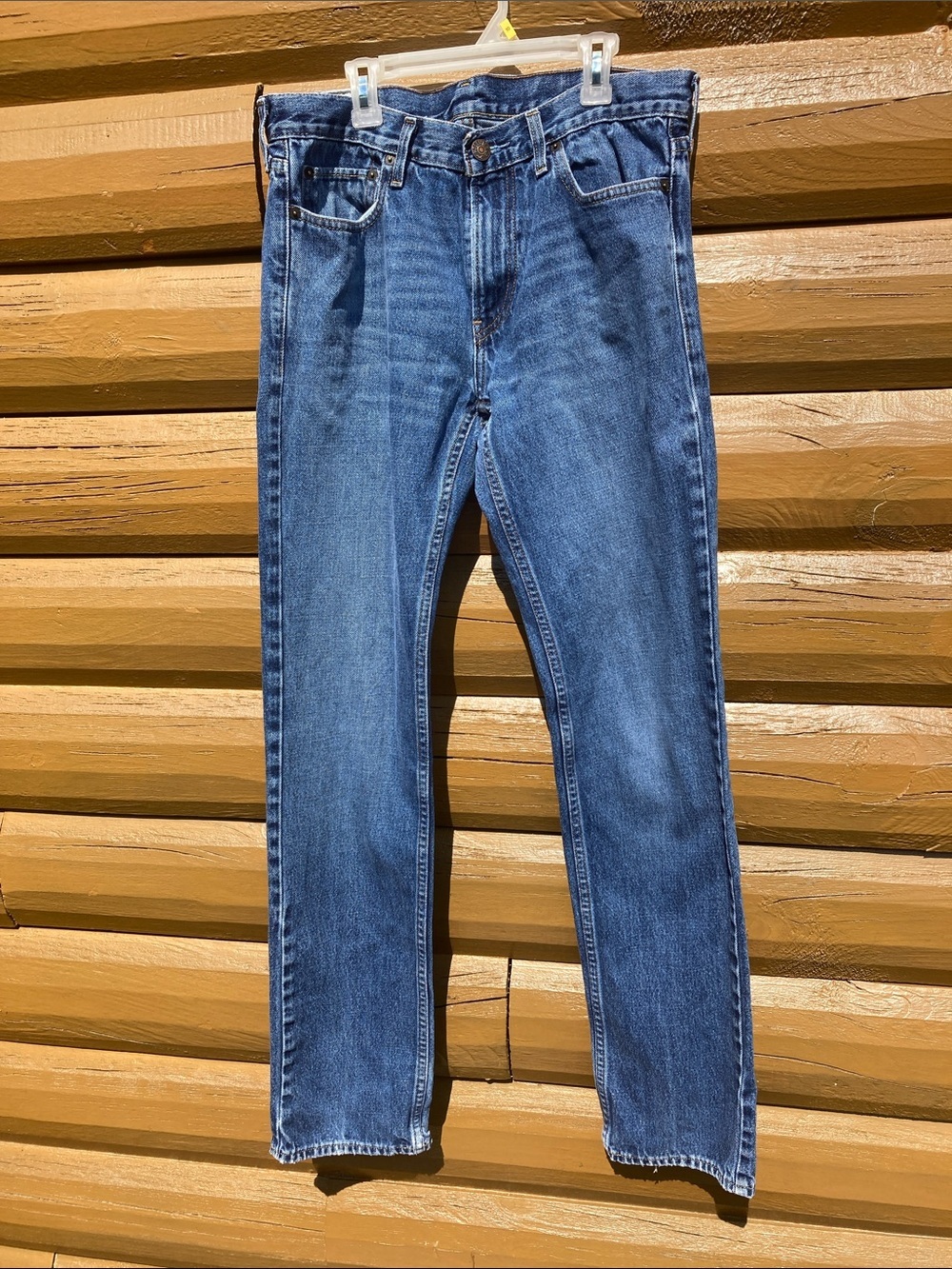 Hollister mens 32/34 straight leg jeans 5 pocket classic